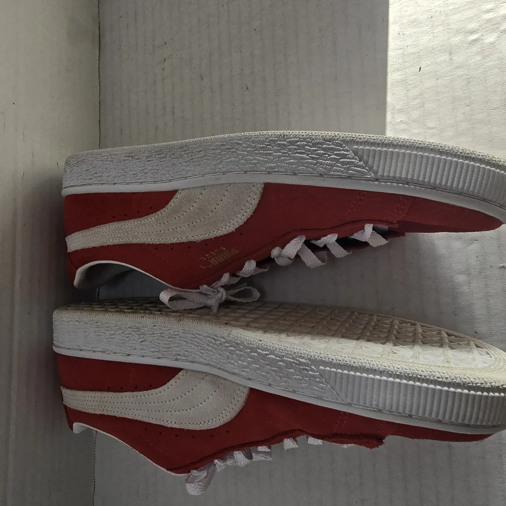 Red‎ and White Sneakers